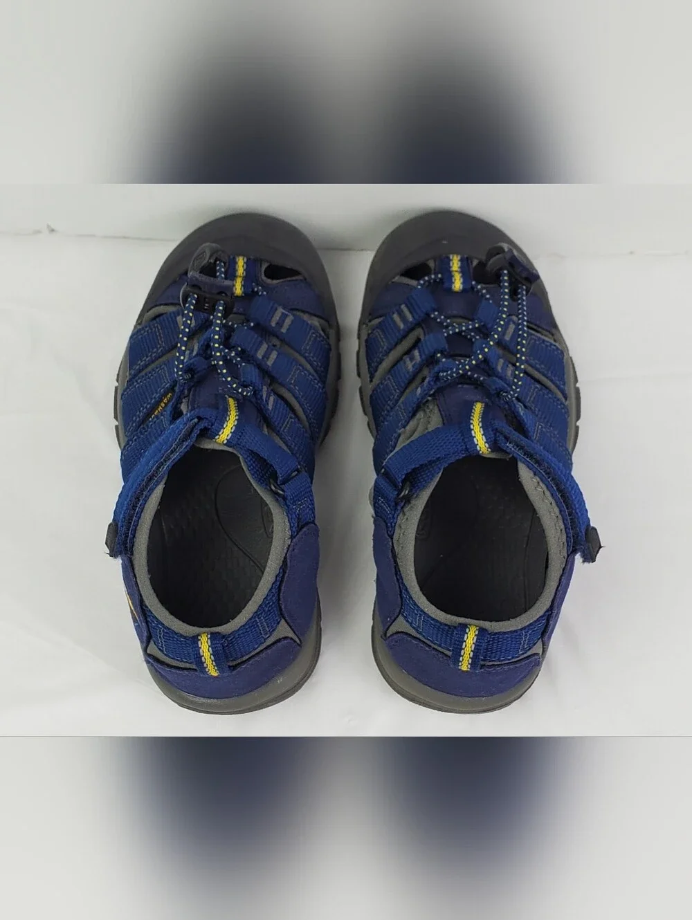 Keen Newport H2 Little Kids Blue Sandals Water Shoes Waterproof - Size 13 - GUC